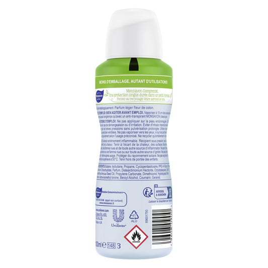 MONSAVON Compressed Cotton Milk Anti-Perspirant Deodorant
