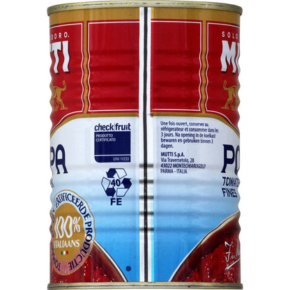Pulpe de tomate concassées/fines Polpa MUTTI 