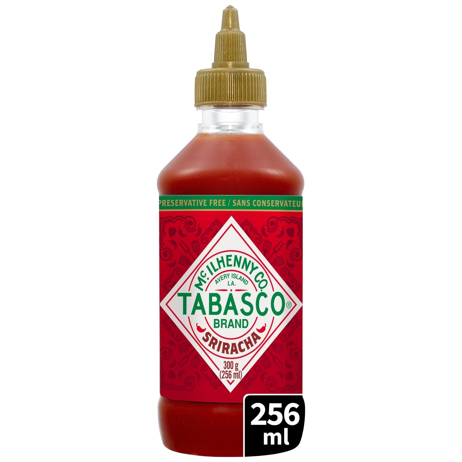 Sauce Pimentée Epicée Sriracha TABASCO Le flacon de 256 ml