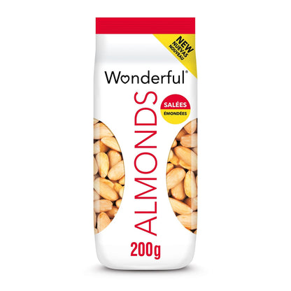 Amandes émondées grillées salées WONDERFUL 