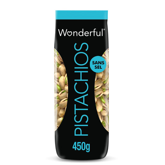 Pistaches Grillées Sans Sel WONDERFUL le sachet de 450g