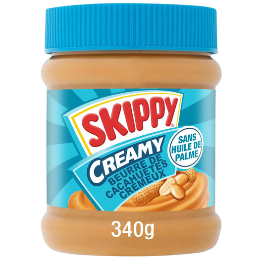Beurre de Cacahuètes Crémeux SKIPPY Le pot de 340g