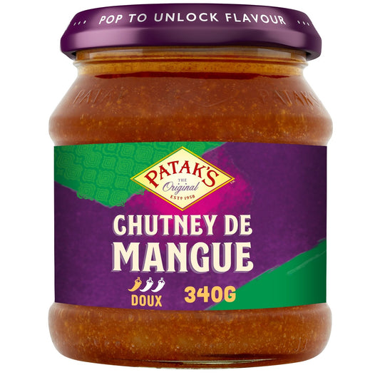 Chutney de Mangue PATAK'S le pot de 340g