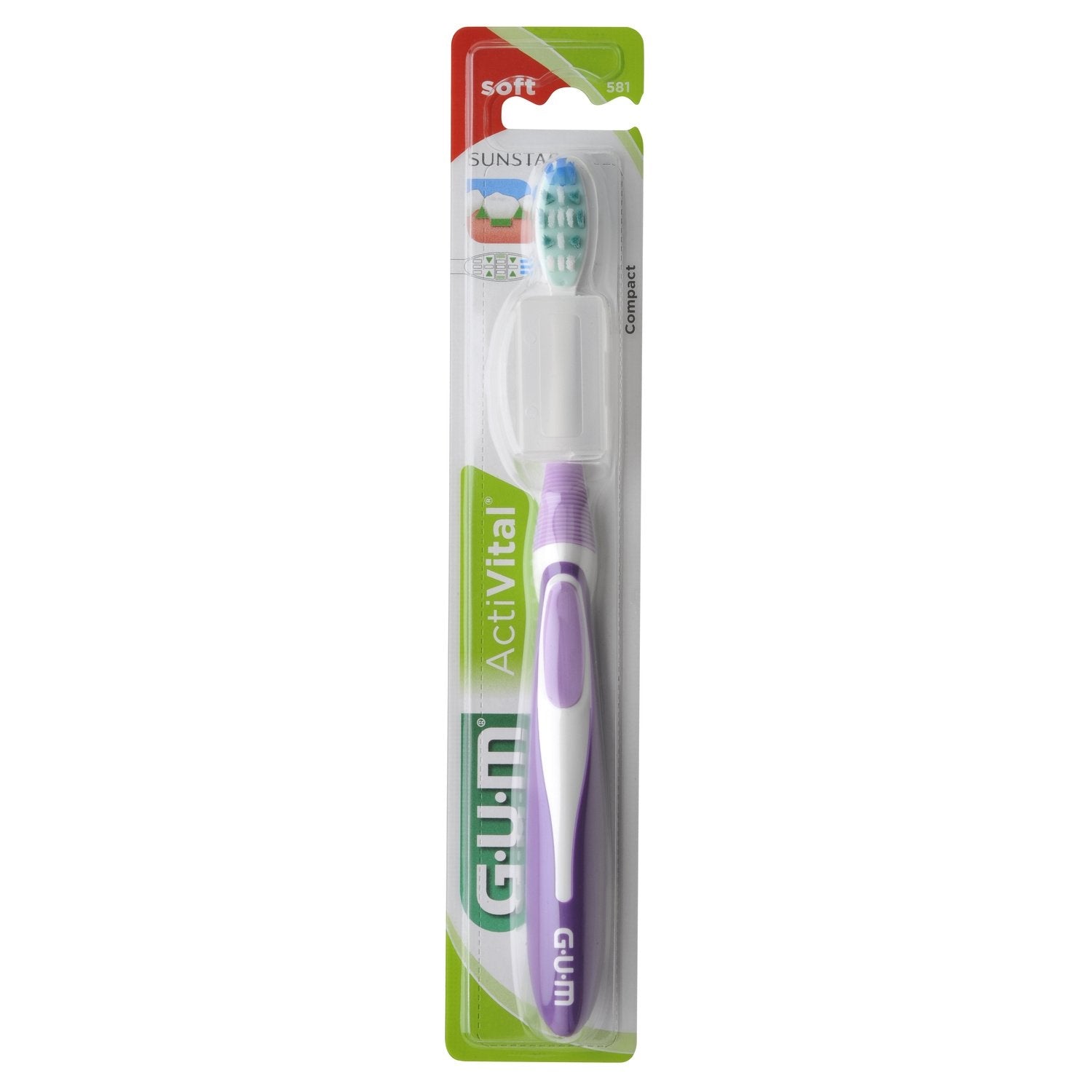 Brosse à Dents Medium Activital Gum SUNSTAR la brosse à dents