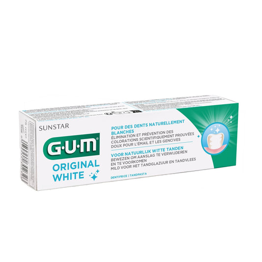 Dentifrice Blancheur Original White Anti-Tâches SUNSTAR le tube de 75 ml