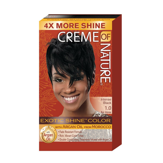 Coloration 1.0 Intense Black Shine Argan Oil Exotic Shine Color CREME OF NATURE