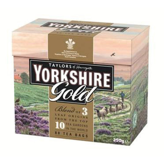 Thé Noir Gold Tea Bags TAYLORS OF HARROGATE la boite de 40 sachets