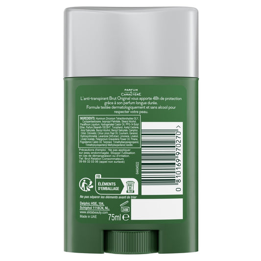 BRUT Original Anti-Perspirant Deodorant Stick for Men