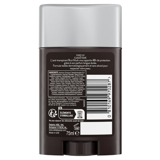 Musk BRUT Men's Anti-Perspirant Deodorant Stick