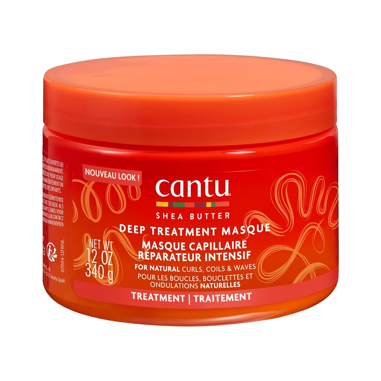 Masque Réparateur Intensif Cheveux Abîmés Beurre de Karité, miel CANTU 