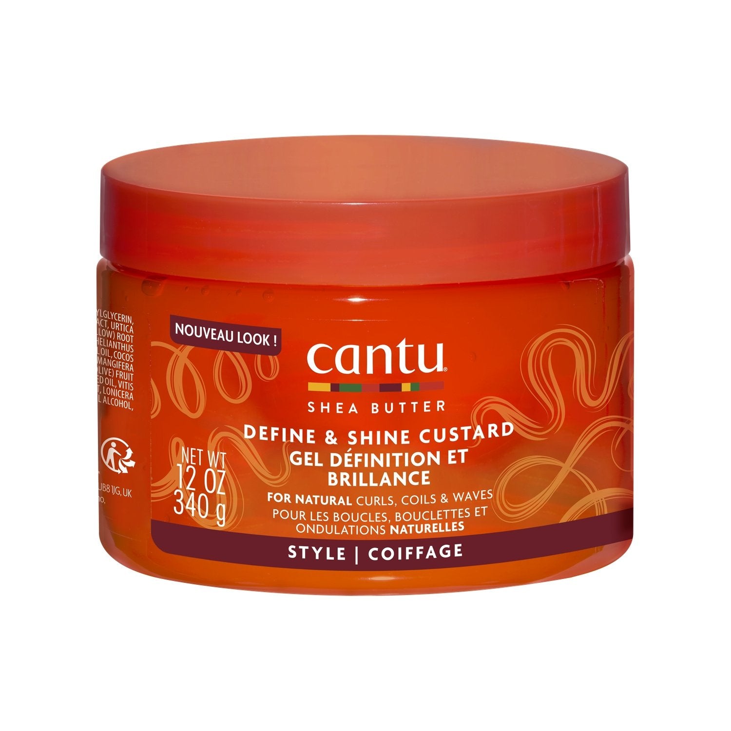 Gel Coiffant Définition et Brillance CANTU le pot de 340mL