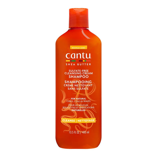 Shampoing Cheveux Bouclés Frisés et Ondulés Beurre de Karité CANTU le flacon de 400mL