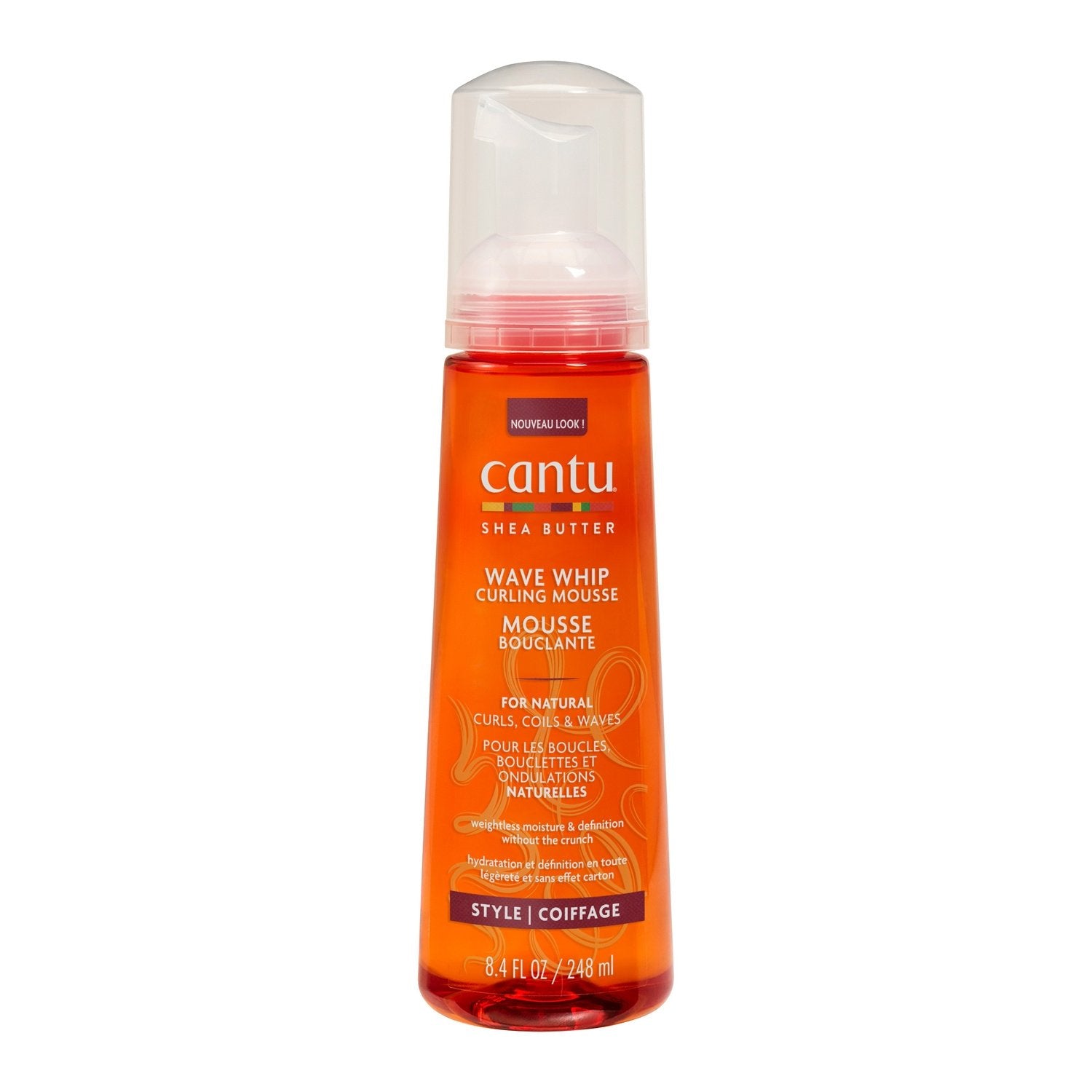 Mousse Coiffante Boucles au Beurre de Karité CANTU le flacon de 248mL