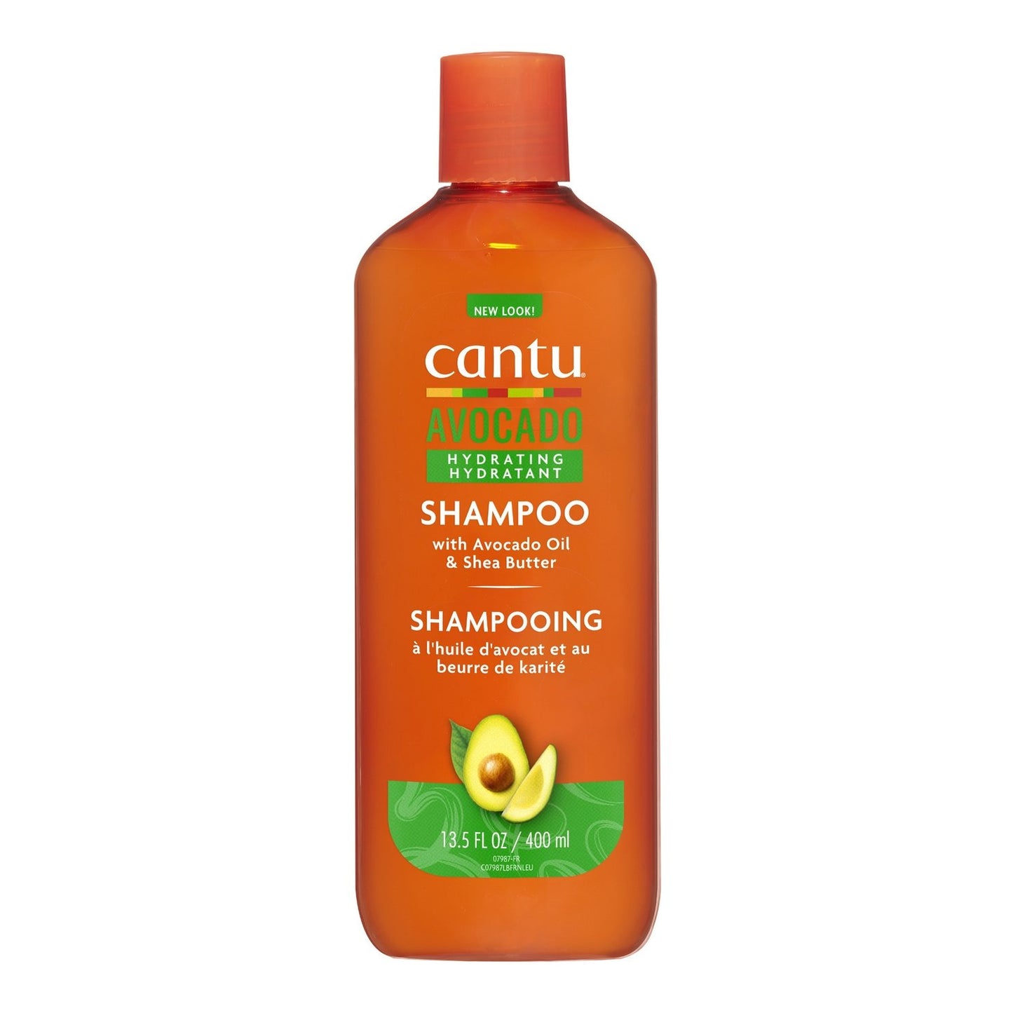 Shampoing Hydratant Cheveux Secs et Cassants Huile d'Avocat et Beurre de Karité CANTU le flacon de 400mL