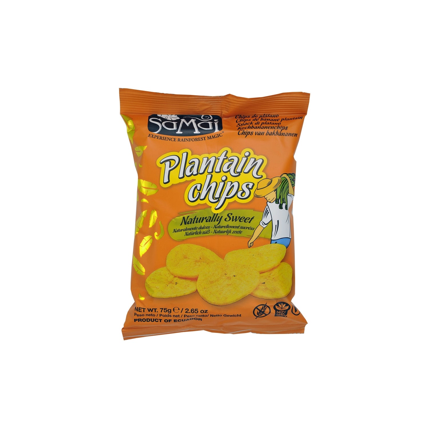 Chips de banane plantain sucré SAMAI 