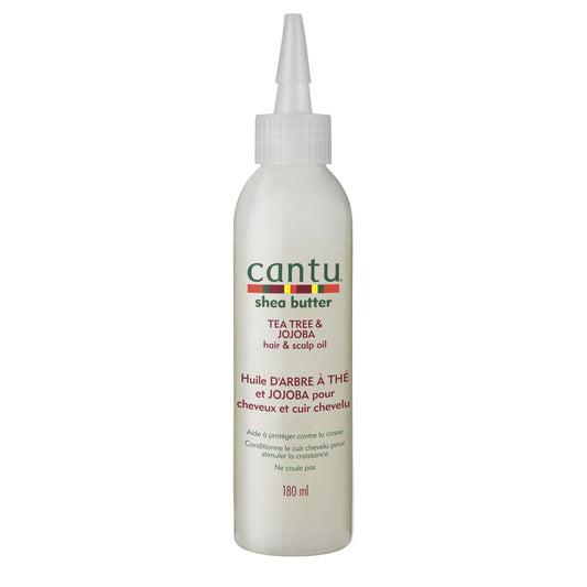 Huile Cheveux Hydratante à l'Arbre à Thé et Jojoba CANTU le flacon de 180mL