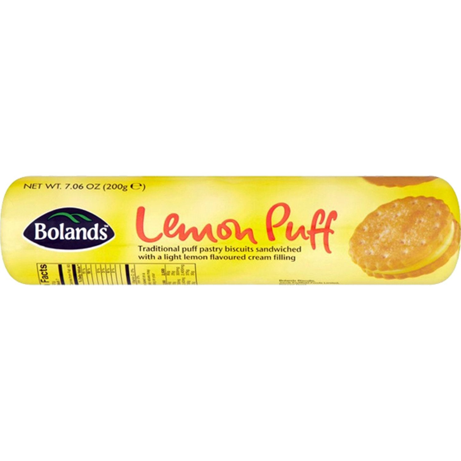 Biscuits Fourres Citron BOLAND'S la boite de 200g