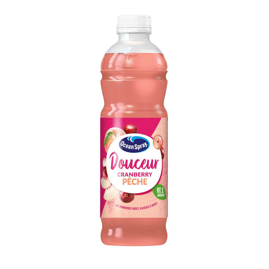 Boisson au Cranberry Douceur Pêche OCEAN SPRAY la bouteille de 1L