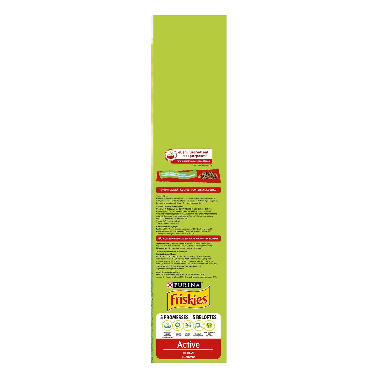 Purina Friskies Adult Dog Food with Beef