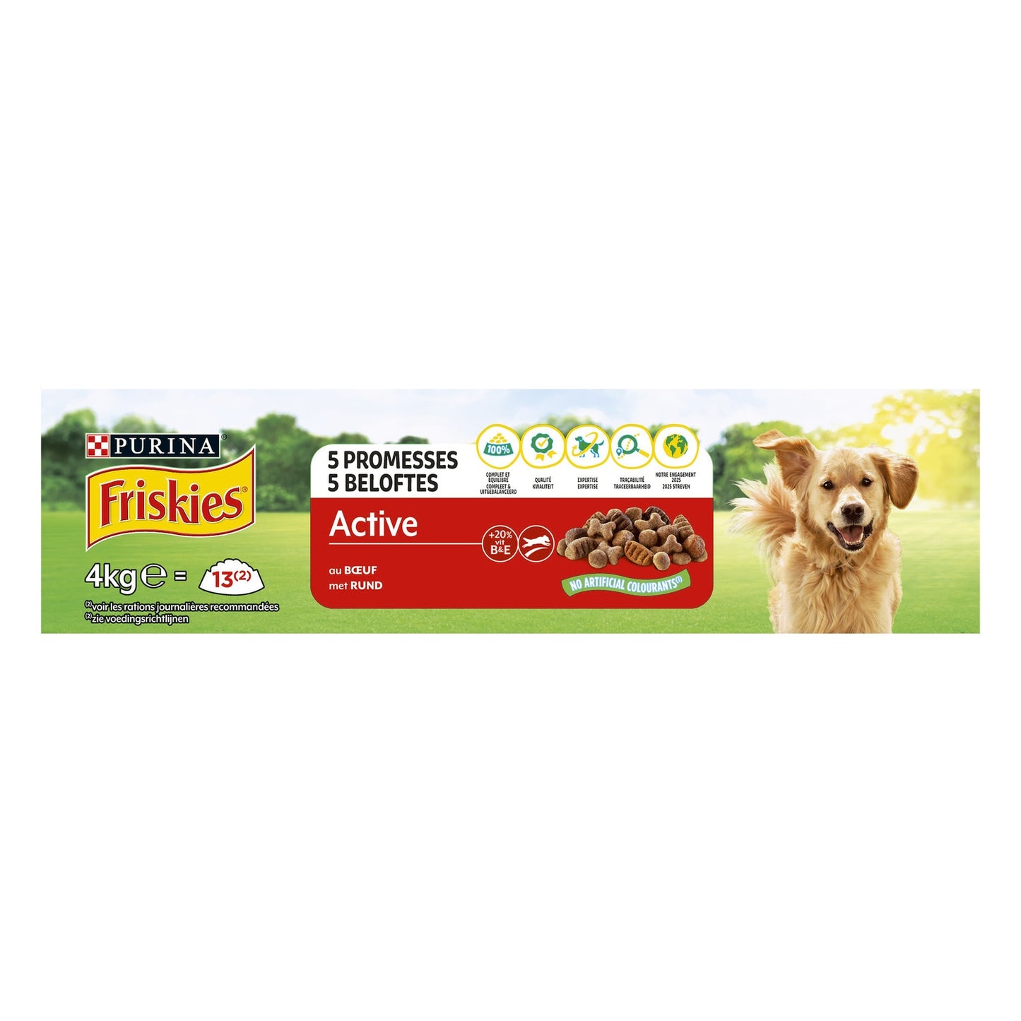 Purina Friskies Adult Dog Food with Beef