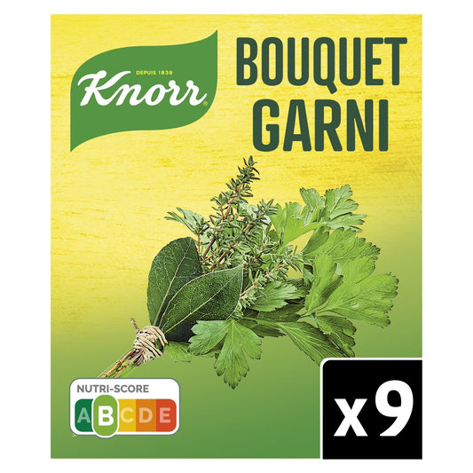Bouillon Bouquet Garni Thym Persil Laurier KNORR les 9 tablettes de 11 g
