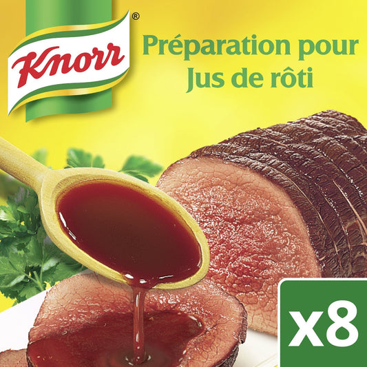 Préparation Culinaire Jus de Rôti KNORR les 8 tablettes de 9 g
