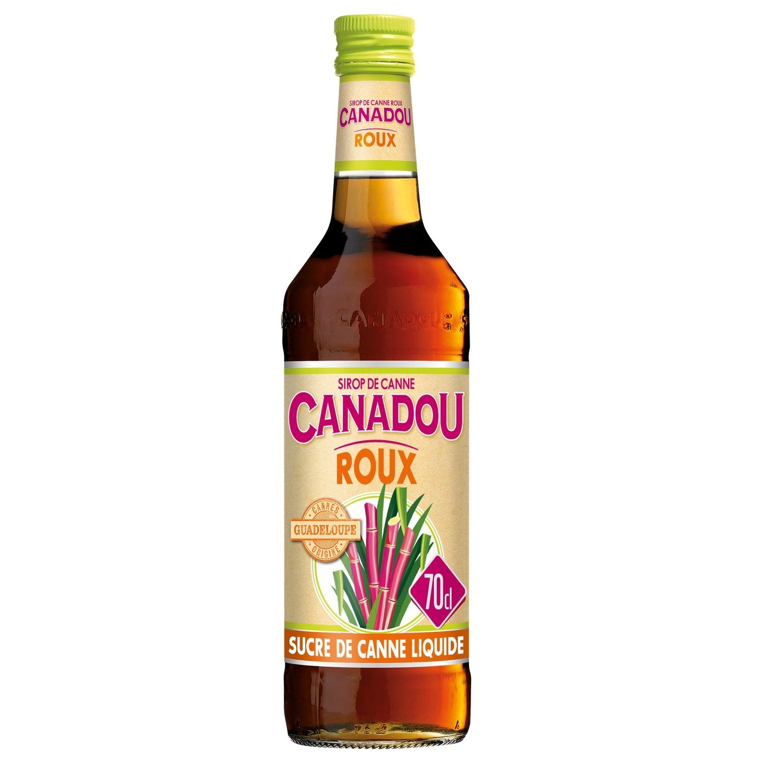 Sirop de Sucre de Canne Roux CANADOU la bouteille de 70cL