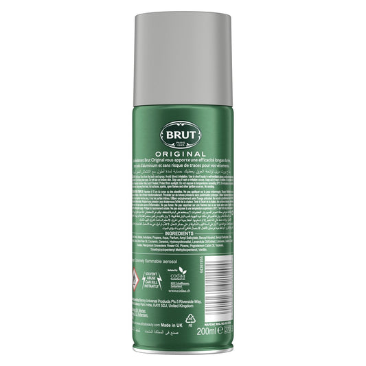 BRUT Original Men's Spray Deodorant