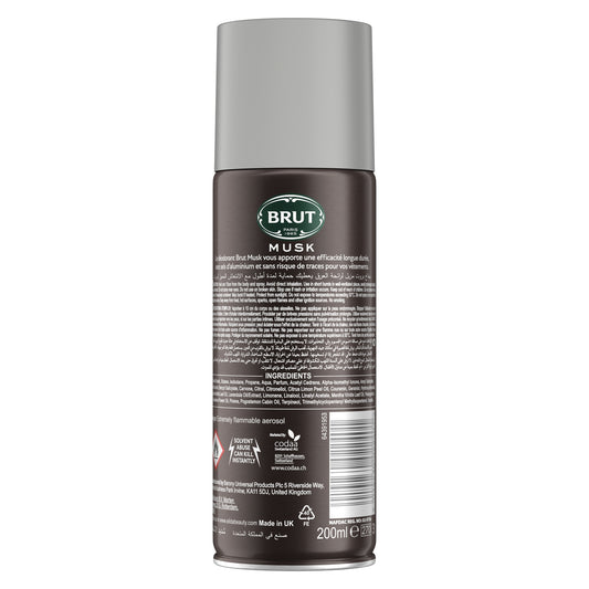 Musk BRUT Men's Spray Deodorant