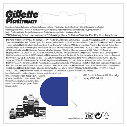 Gillette Double Edge Platinum Men's Razor Blades