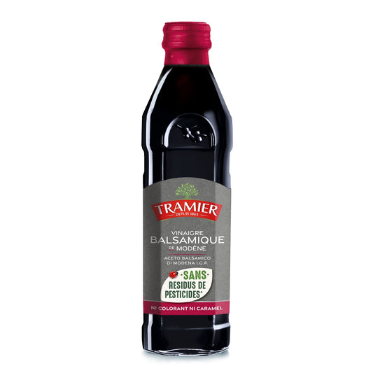 Vinaigre Balsamique de Modène Sans Résidus de Pesticides TRAMIER le flacon de 50mL