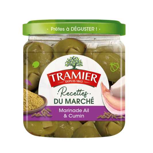 Olives Garlic and Cumin Marinade TRAMIER