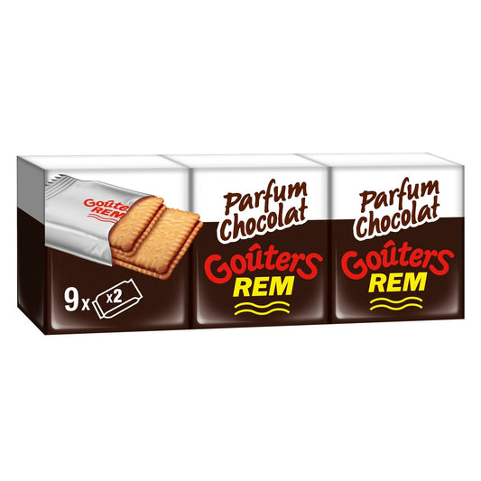 Biscuits Fourrés au Chocolat Goûters REM Le paquet de 9 sachets - 375 g