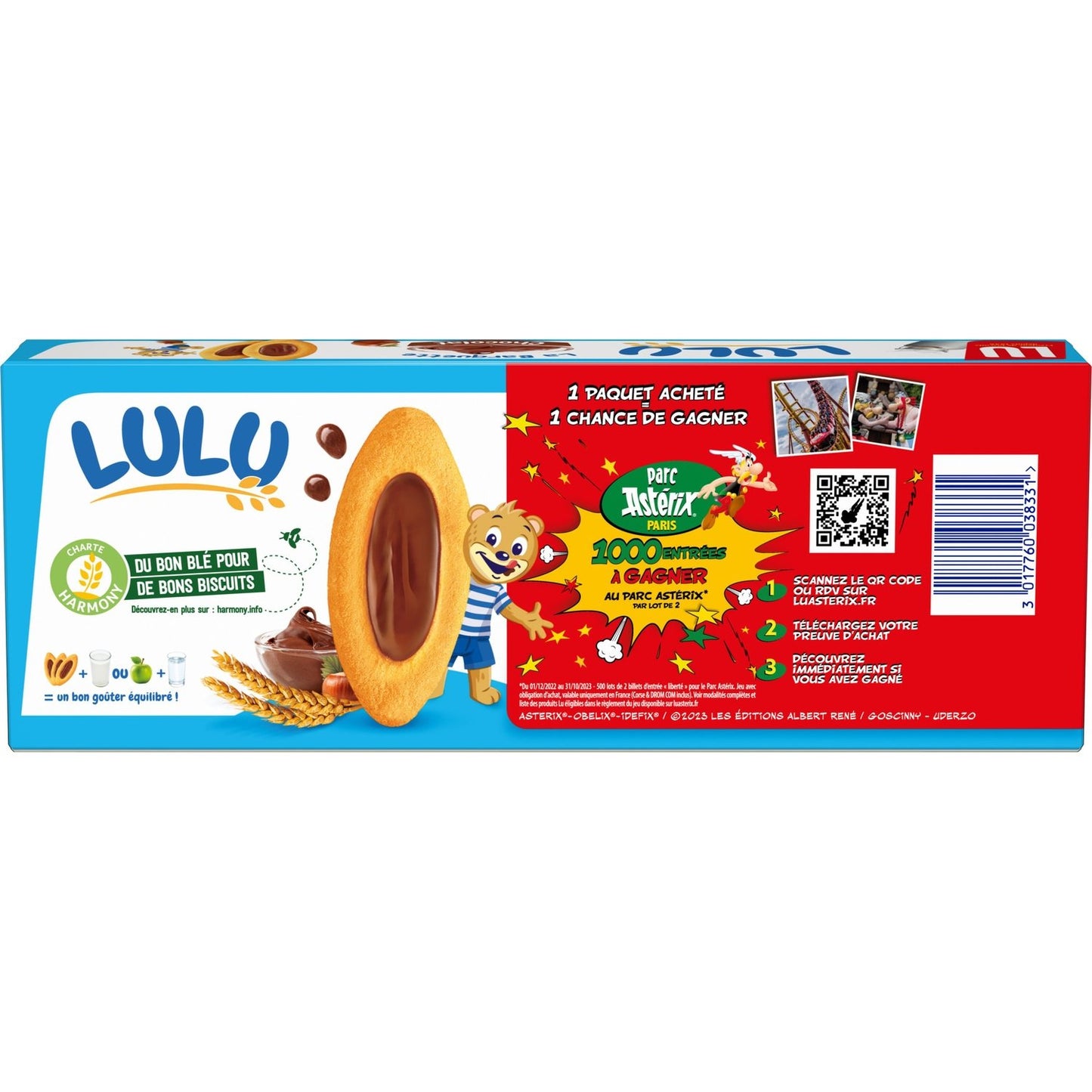 Biscuits au Chocolat la Barquette Lulu LU