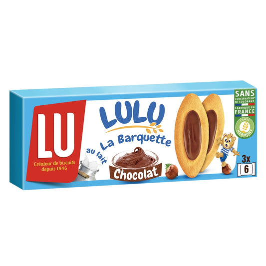 Biscuits au Chocolat la Barquette Lulu LU