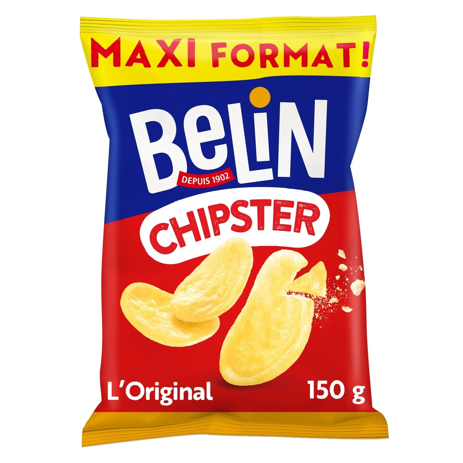 Biscuits Apéritifs l'Original Chipster BELIN Le sachet de 150 g