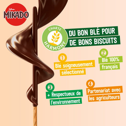 Biscuits Nappés au Chocolat au Lait Mikado LU