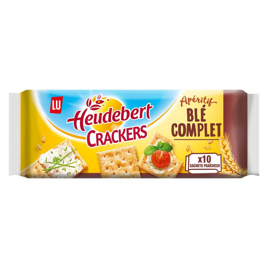 Biscuits Apéritifs au Blé Complet Heudebert LU Le paquet de 250 g