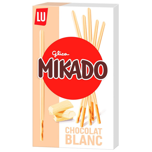 Mikado LU Kekse mit weißer Schokolade