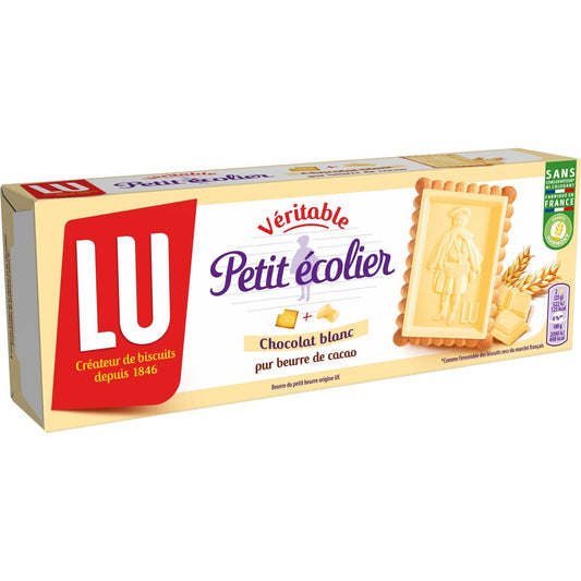 Petit Ecolier LU Petit Beurre Kekse mit weißer Schokolade überzogen