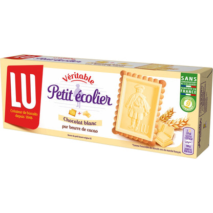 Petit Ecolier LU Petit Beurre Kekse mit weißer Schokolade überzogen