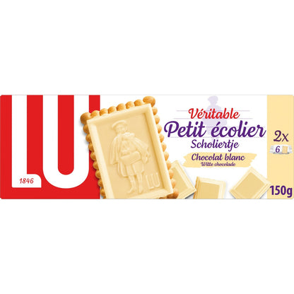 Petit Ecolier LU Petit Beurre Kekse mit weißer Schokolade überzogen