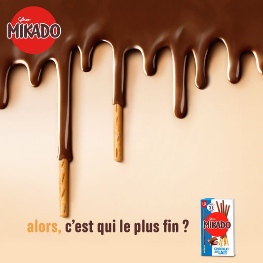 Mikado Kekse mit Milchschokoladenüberzug LU