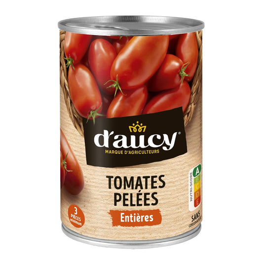 Tomates Pelées Entières D'AUCY La boîte de 238 g
