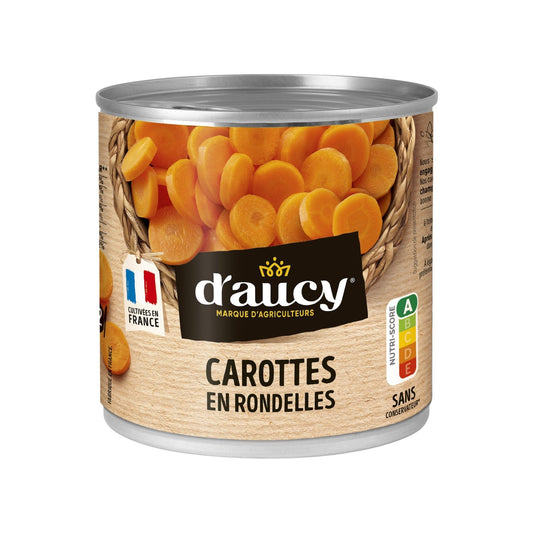 Carottes en Rondelles D'AUCY La boîte de 240 g
