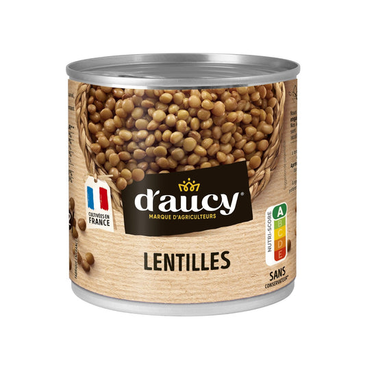 Lentilles Origine France D'AUCY La boîte de 265 g