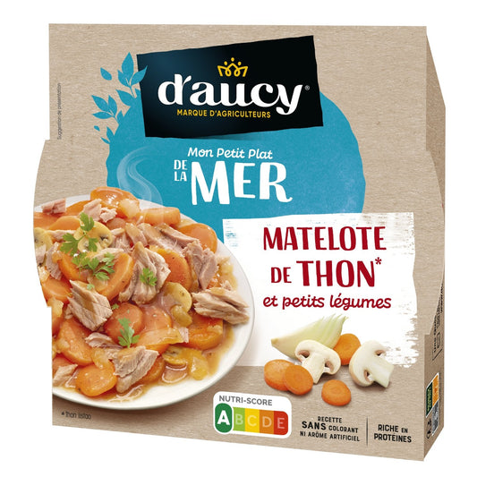 Plat Cuisiné Matelote de Thon aux Petits Légumes D'AUCY La barquette de 300 g