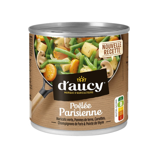 Légumes Cuisinés Poêlée Parisienne D'AUCY La boîte de 290 g