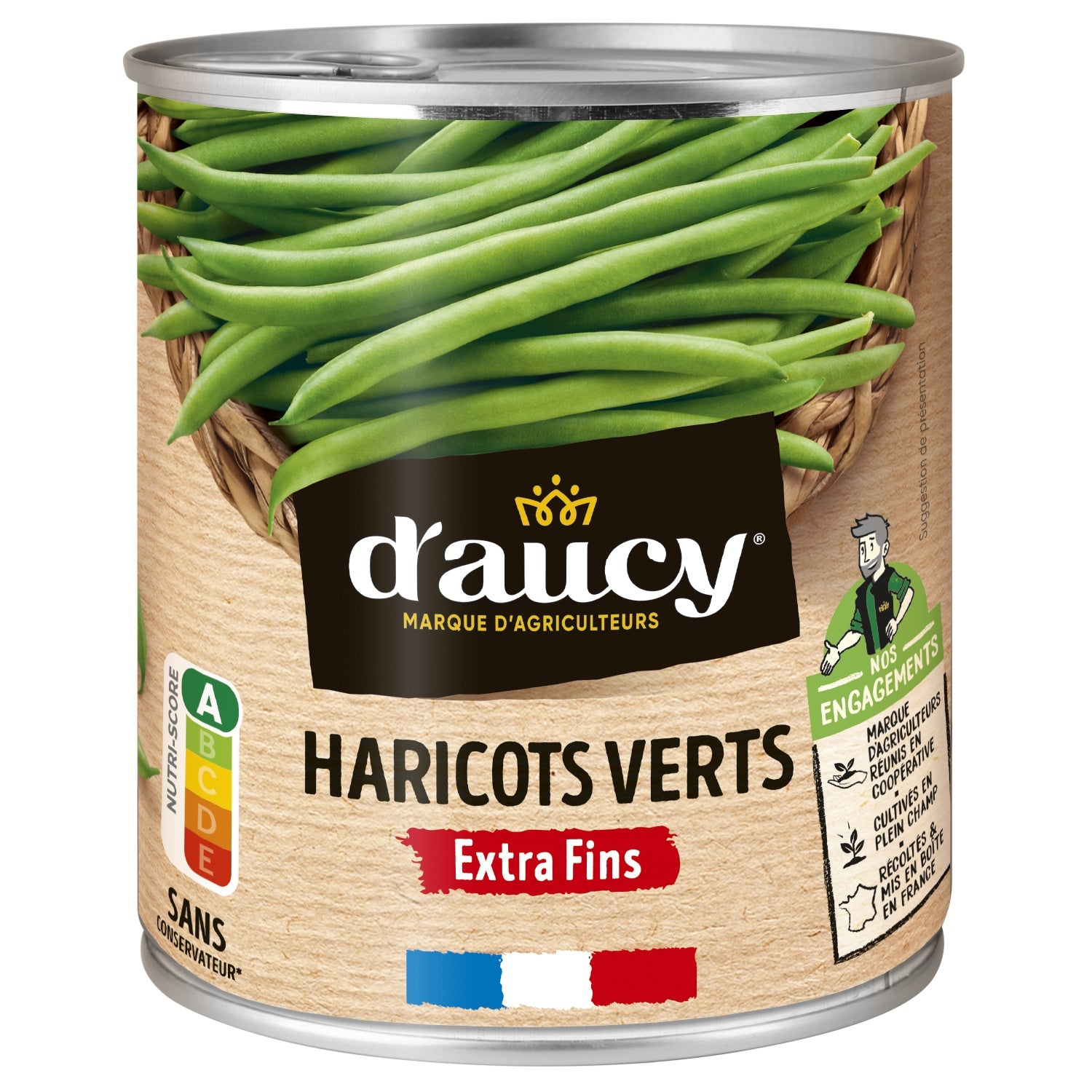 Haricots Verts Extra Fins D'AUCY 