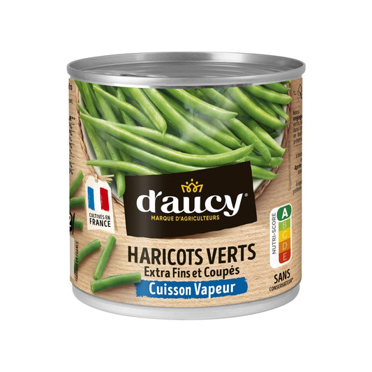 D'AUCY Extra Fine Cut Steamed Green Beans